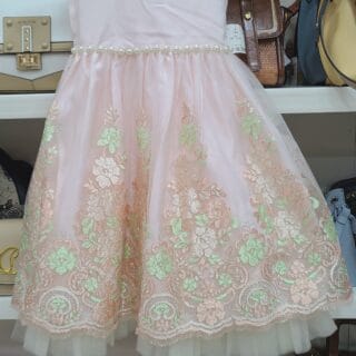ROBE PRINCESSE ROSE FILLE 'AMERICAN PRINCESSE 7 ANS