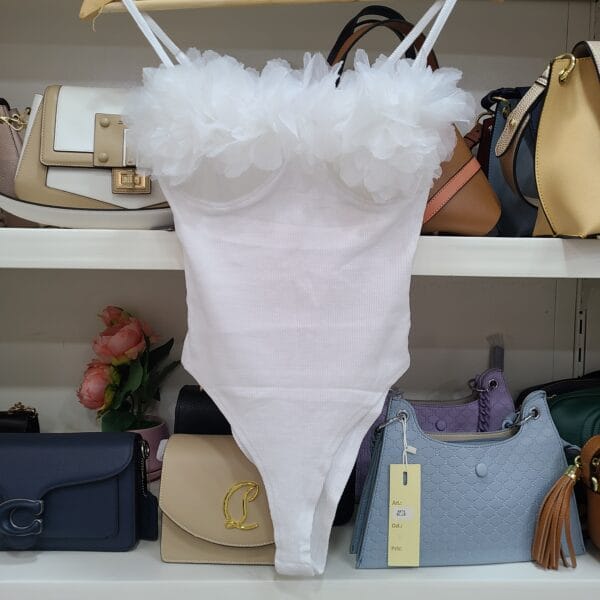 BODY SUITE FEMME BRAS MINCE SOUTIENT FLEUR