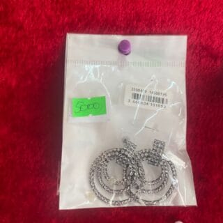 BOUCLES D'OREILLES ARGENTEES 3100429