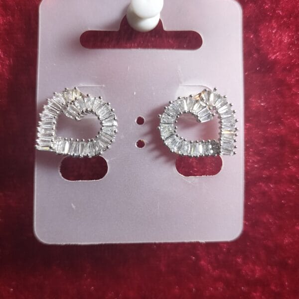 BOUCLES D'OREILLES (MOTIF "COEUR") 3490015