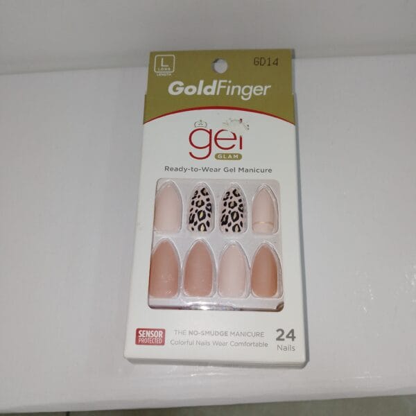 NAILS / FAUX ONGLE GOLDFINGER GEL GLAM 24 NAILS"