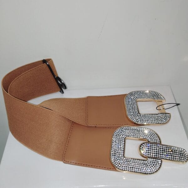CEINTURE DAME MARRON MILI BIJOUX MARRON