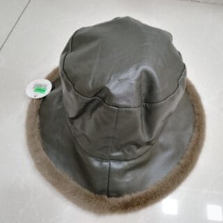 CHAPEAU CLOCHE INTERIEUR EN FOURRURE ELLAS BUCKET HAT VERT MOVE