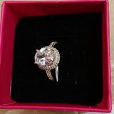 BOX BIJOUX BAGUE DE FIANCAILLE DORE SOLO BGS003