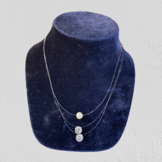 Collier fin avec une  perle 94243