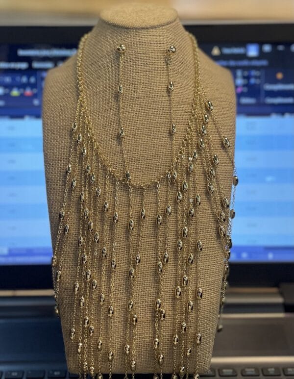 Collier en or plaqué 87HOP-BX