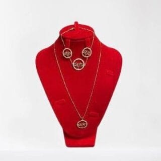 Complet collier boucle d'oreille bracelet 92759