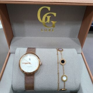 MONTRE DAME + BRACELET GG LUXE