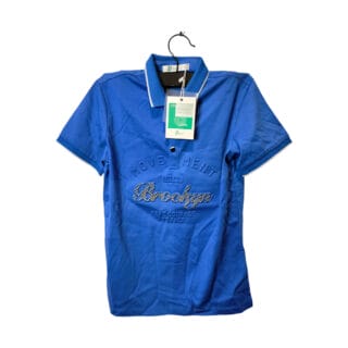 POLO ENFANT BLEU  73532-2