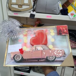 Tableau direcion voiture amour saint valentin