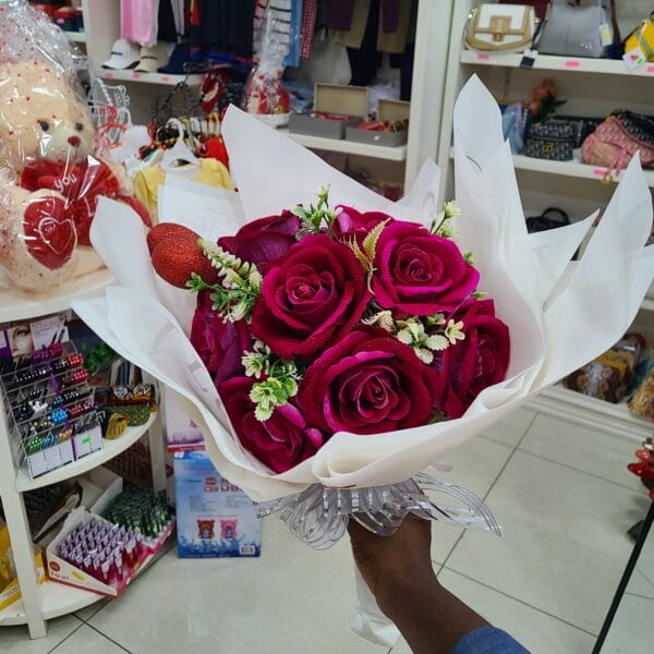 Bouquet de fleur Saint valentin