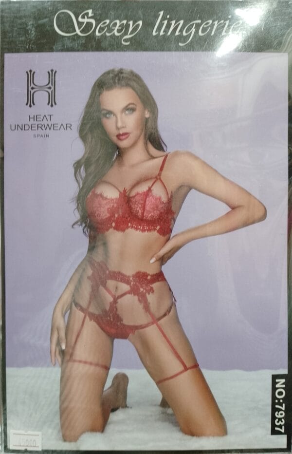 LINGERIE SEXY HEAT UNDERWEAR ROUGE
