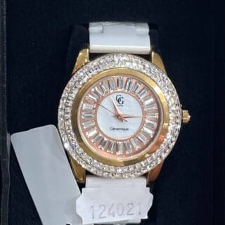 MONTRE RONDE ELEGANTE AVEC PAILLETTE 2919Y-BT